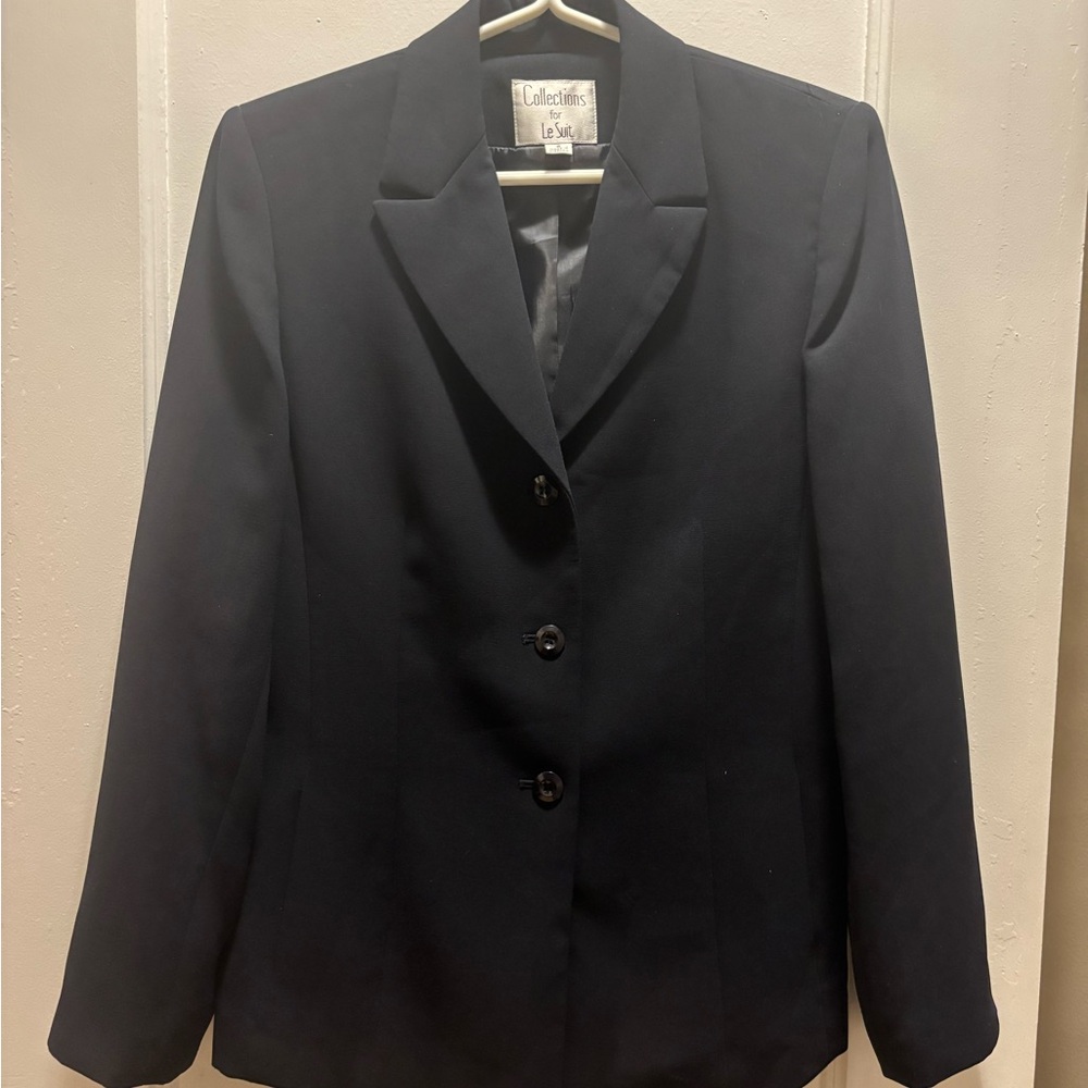 Le Suit Women's Navy Blazer